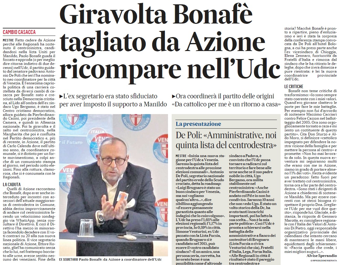 presentazione bonafè