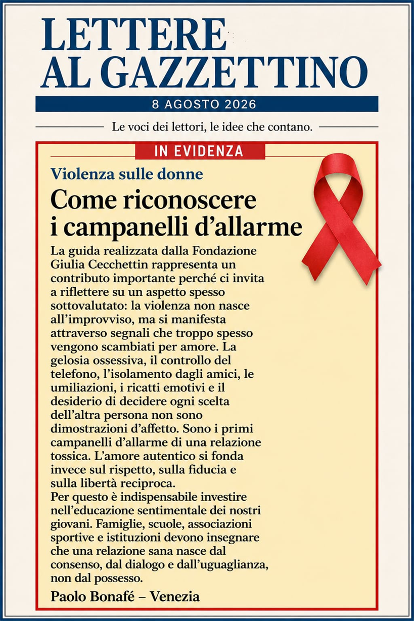 lettera al gazzettino